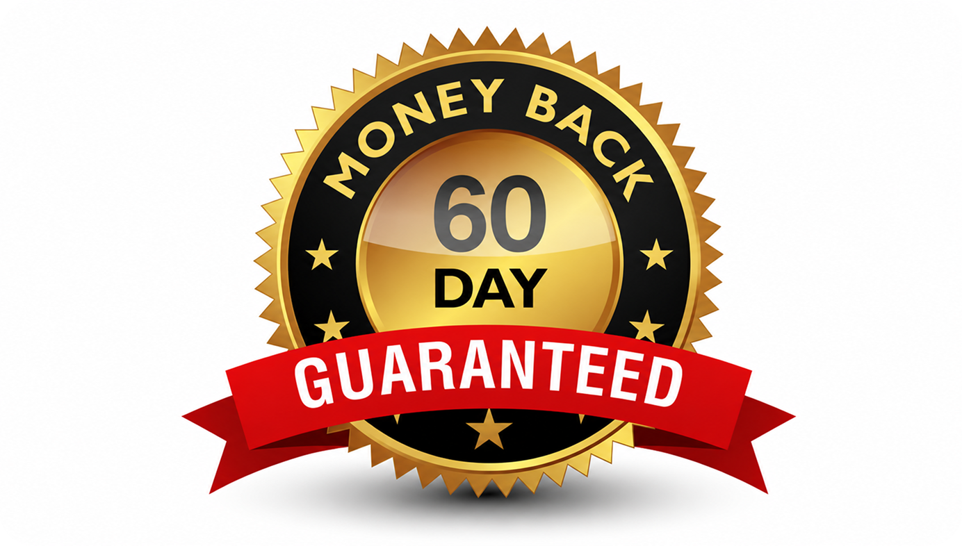 You Have 60 Days To Try Them. Completely Risk-Free.